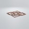 Ekena Millwork Medium Norwood Decorative Fretwork Wood Wall Panels, Alder, 15 3/8"W x 15 3/8"H x 3/8"T WALW16X16X0375NWDAL - alternate 2